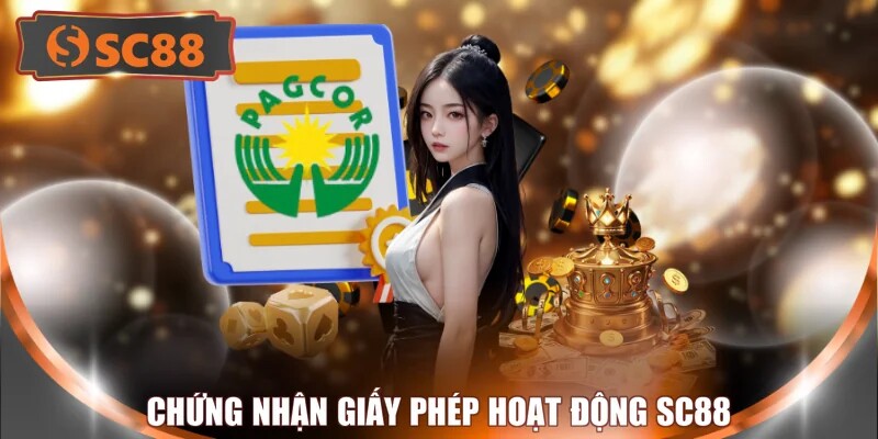 Chứng nhận giấy phép hoạt động SC88